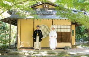 フォトウェディング・前撮り チャペルや邸宅と日本庭園追加プラン