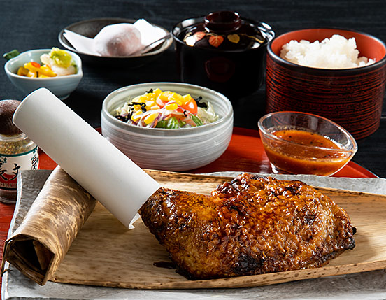 鶏もも むしり焼き御膳